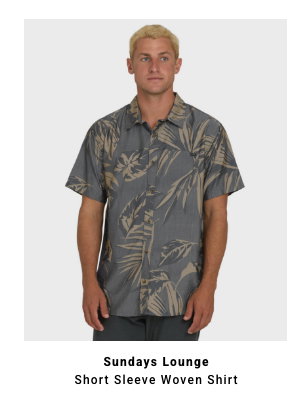 Sundays Lounge Short Sleeve Woven Shirt