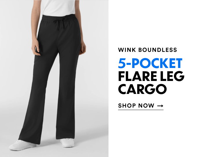 Wink Boundless | 5-Pocket Flare Leg Cargo | Shop Now