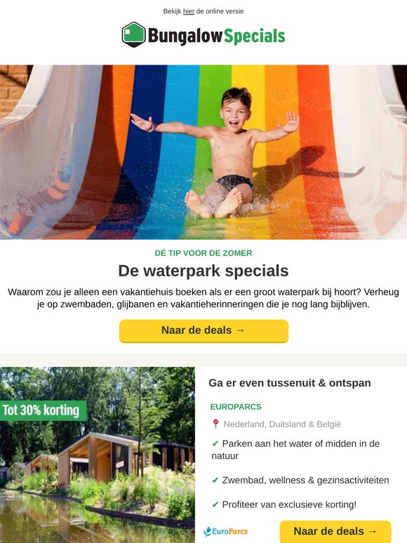 De beste waterparken voor deze zomer 💦