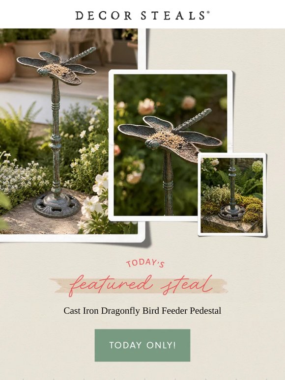 Finally—Garden Art That Feeds the Birds Too 🦆