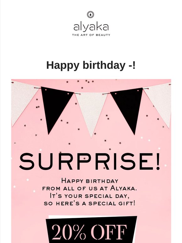 Happy Birthday —! 🎈