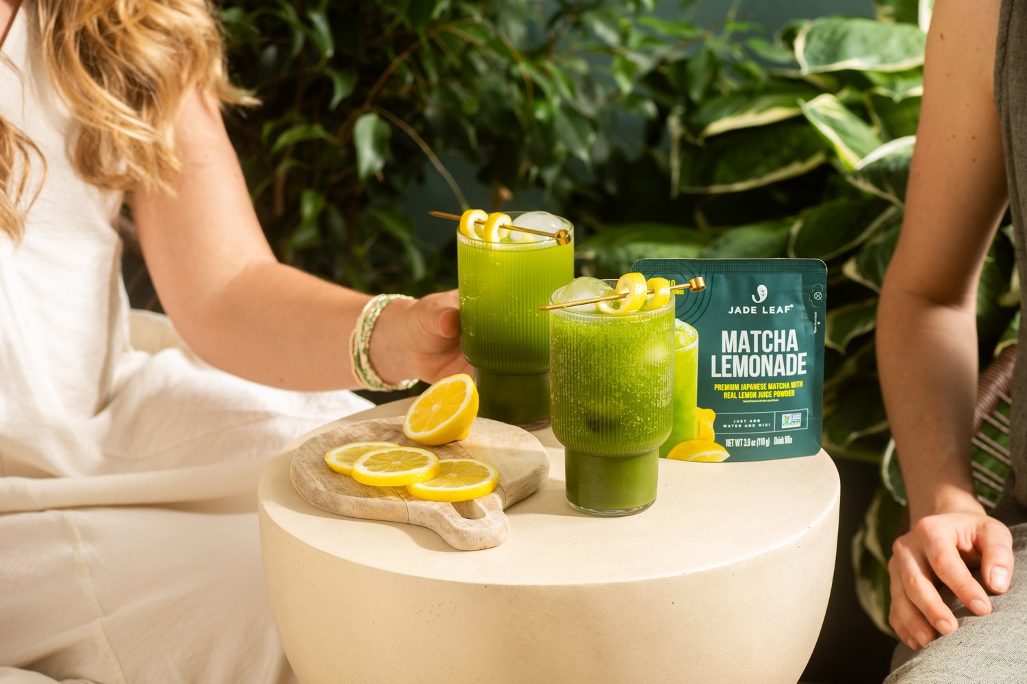 Jade Leaf Matcha Lemonade — summer lifestyle