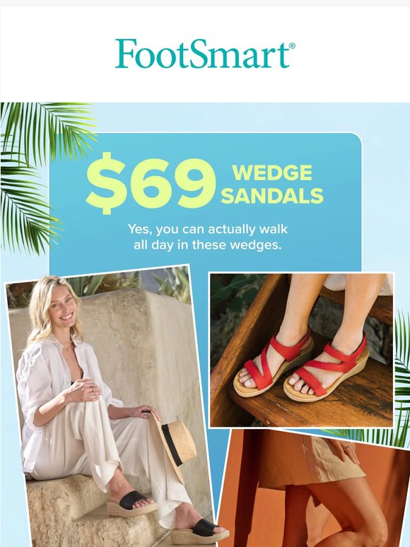 Walk-All-Day Wedges for $69 🤩