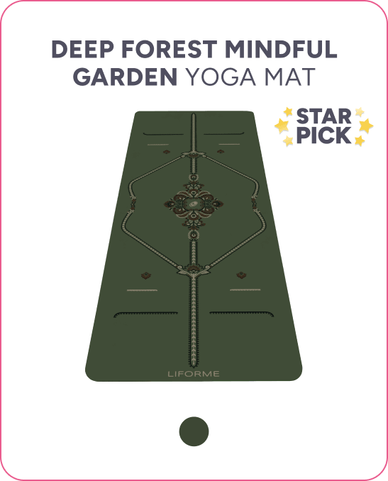 Deep Forest Mindful Garden Yoga Mat