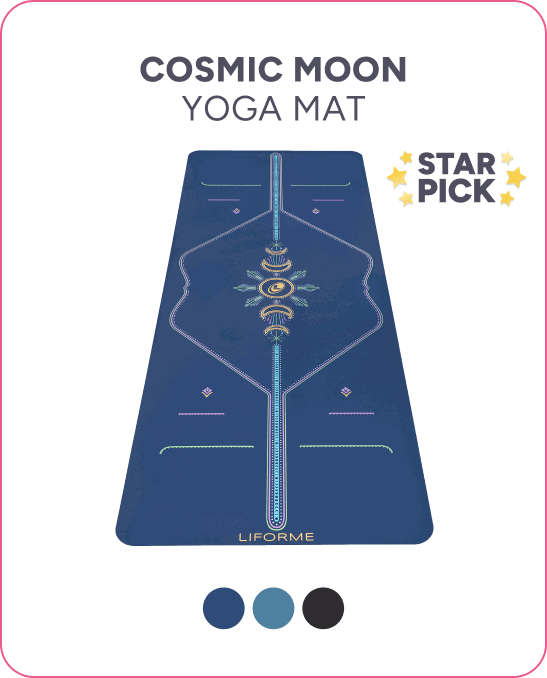 Cosmic Moon Yoga Mat