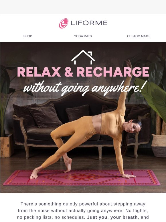A Yoga retreat... at home 🧘