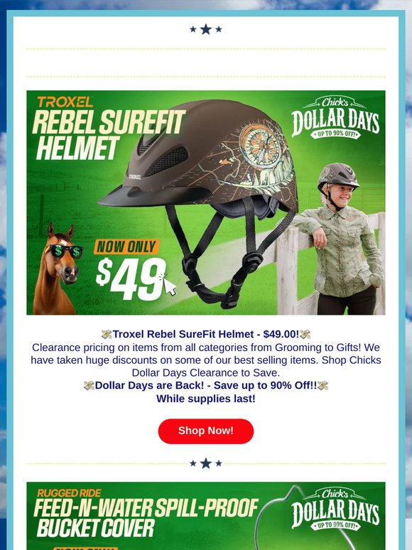 Troxel Rebel Helmet $49 💸 Dollar Day$ Deal