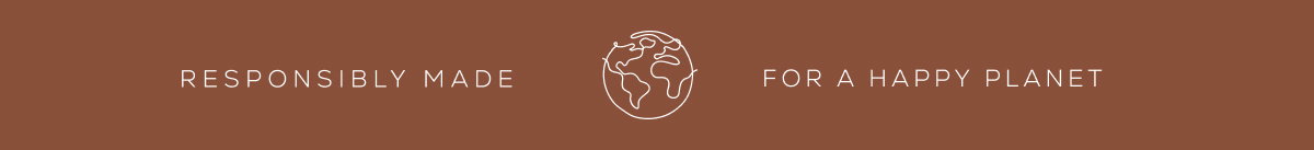 Responsibly made for a happy planet