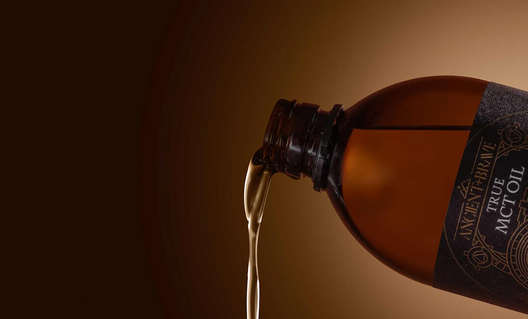 Close up of True MCT Oil
