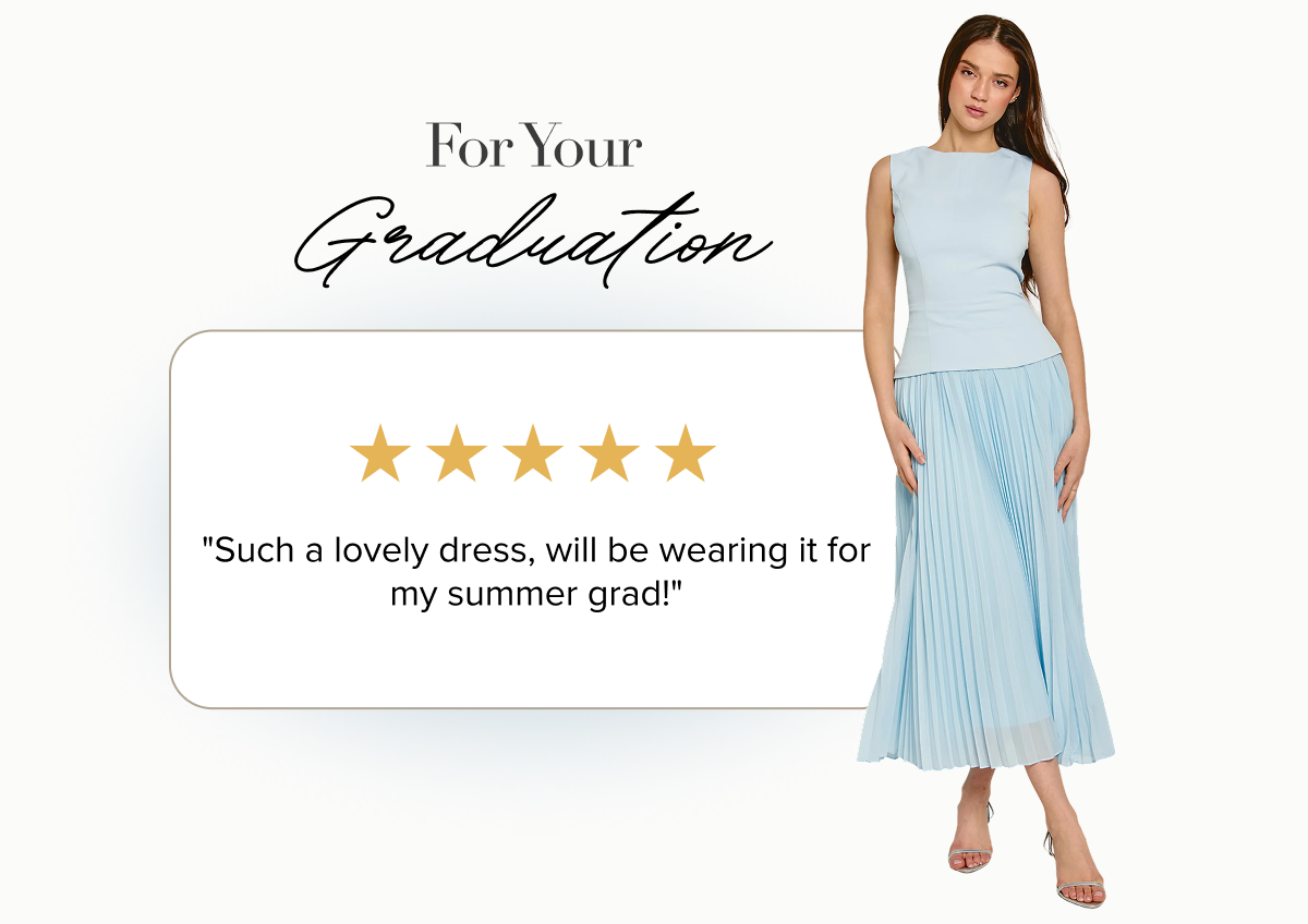 Baby Blue Drop Waist Pleated Maxi Dress