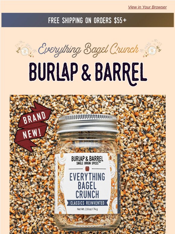 NEW: Everything Bagel Crunch Seasoning!! 🥯