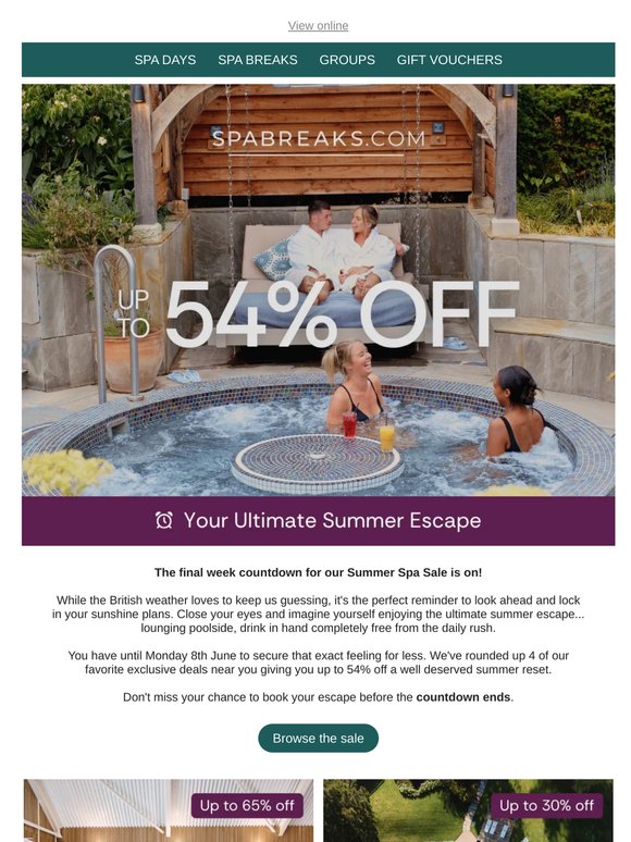 Your summer escape is calling... ☀️
