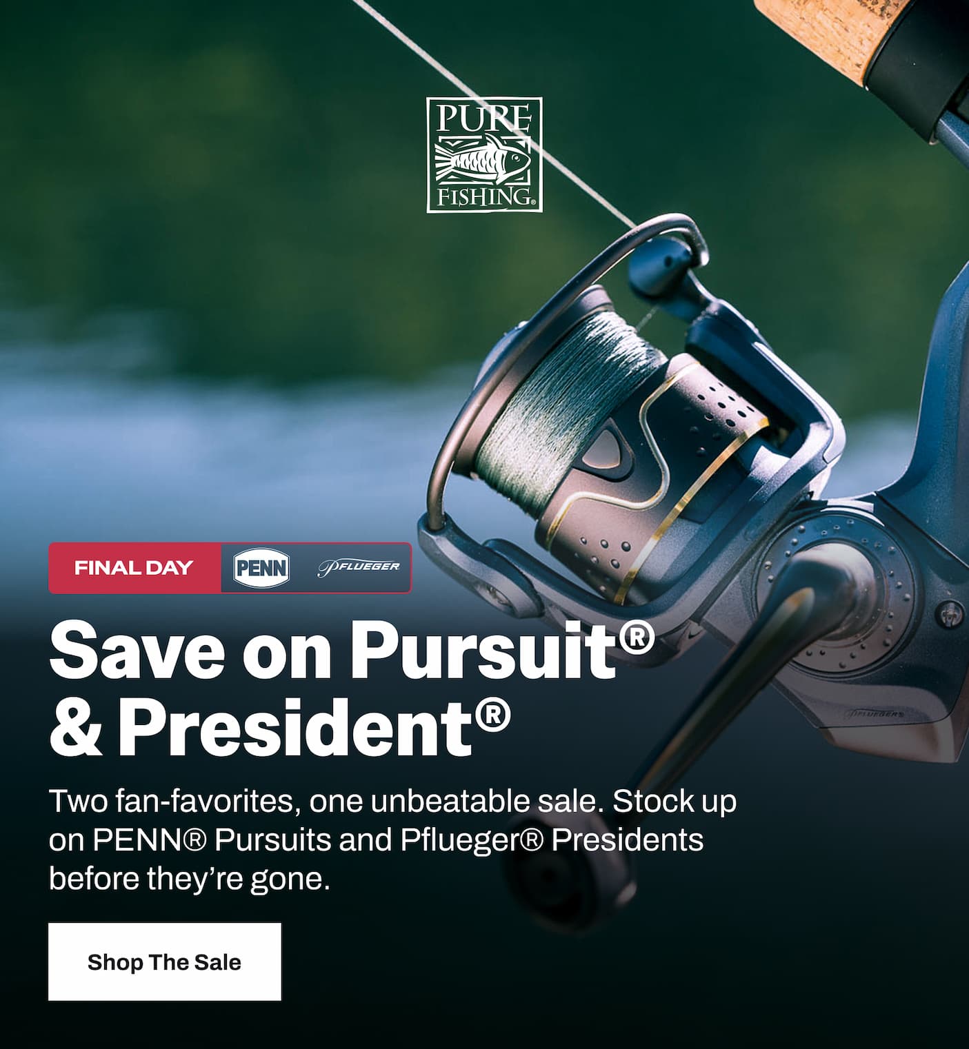 PENN + Pflueger Sale Hero