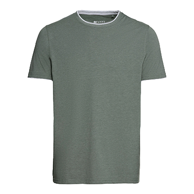 T-Shirt, grün, Rundhalsausschnitt, Produktansicht, Vorderansicht