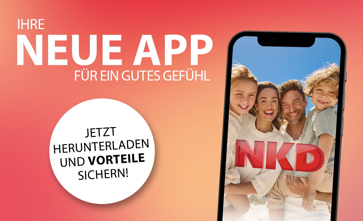 Text, Ihre Neue App. Frauenmodel, Herrenmodel, Mädchen und Junge tragen helle Freizeitkleidung, Vorderansicht