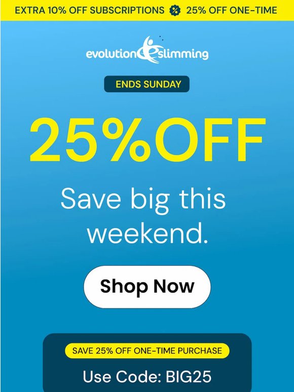 25% off: Big Summer Savings
