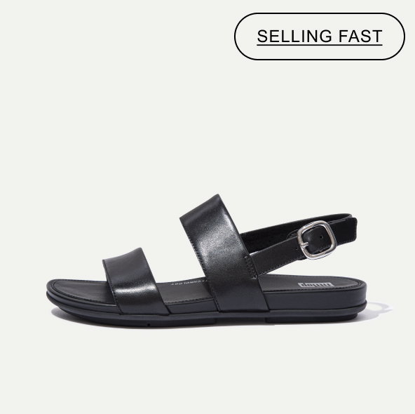 GRACIE Leather Back-Strap Sandals