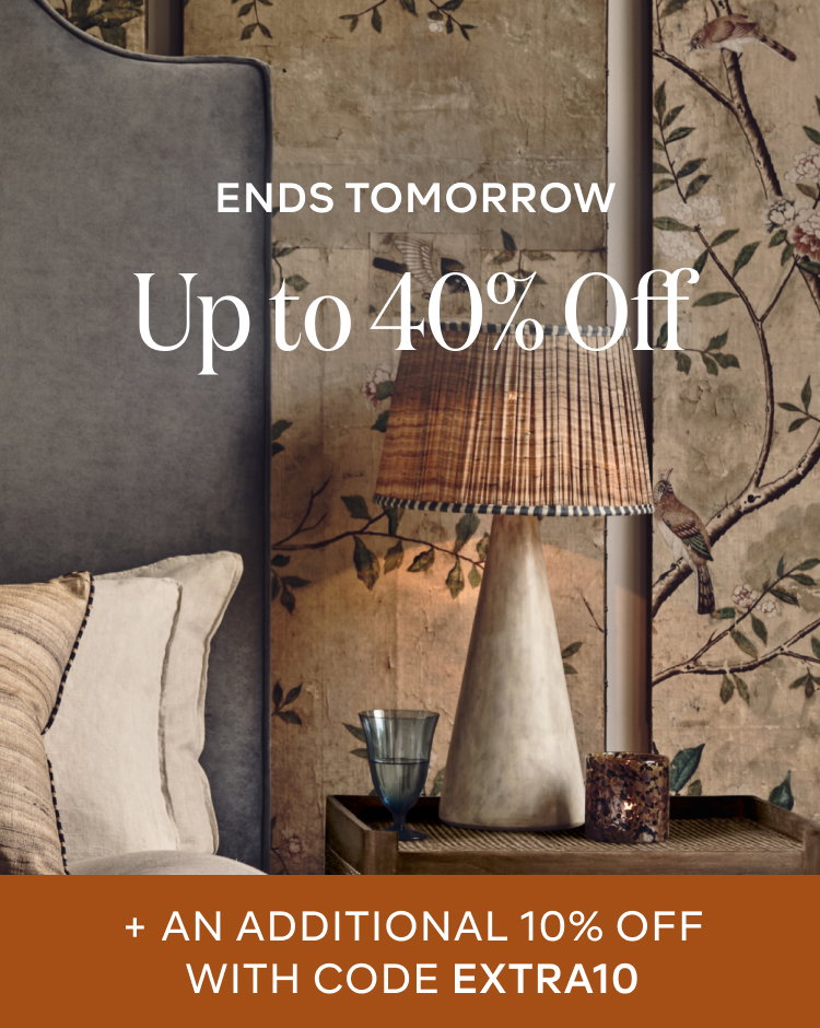 Ends Tomorrow Up to 40% Off