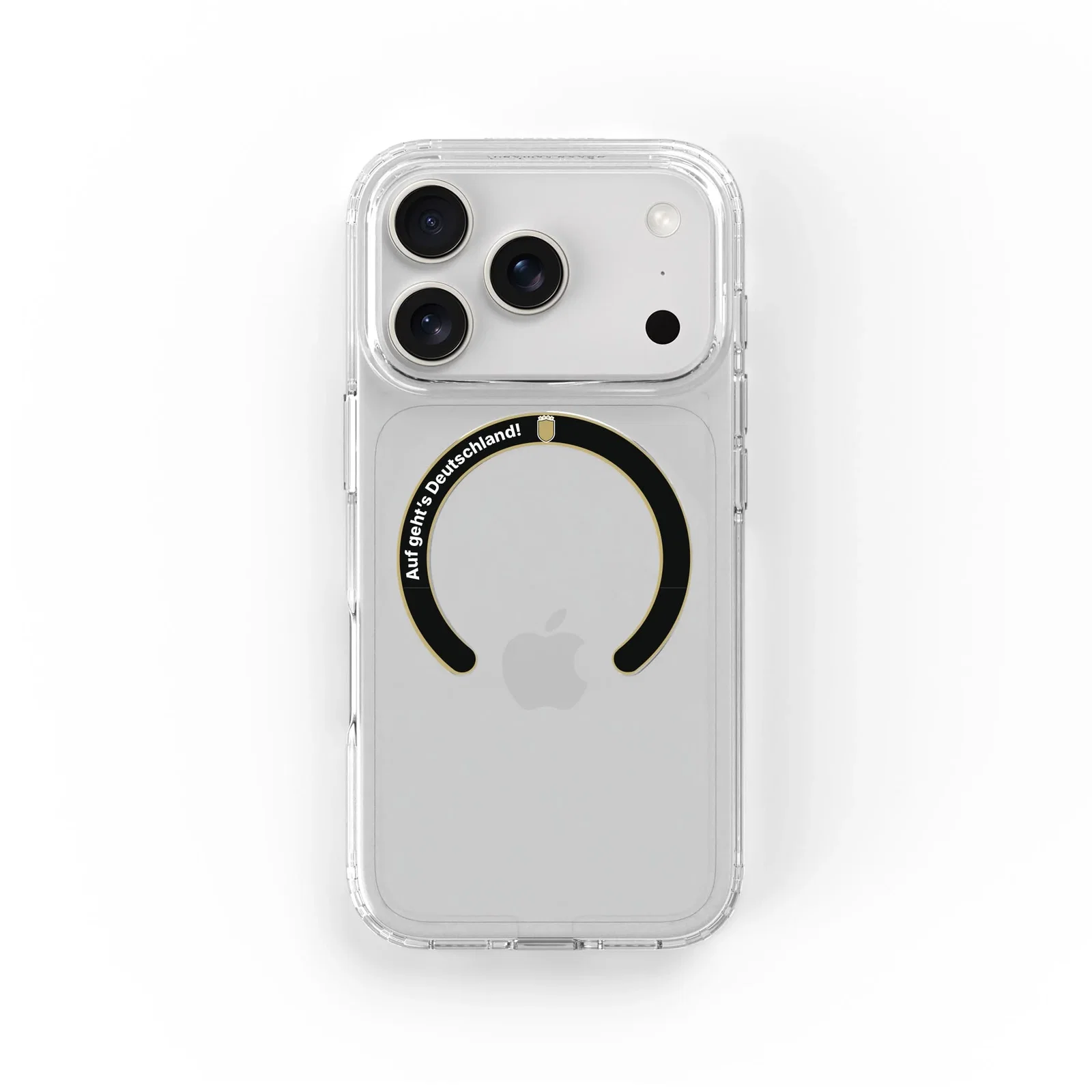 Image of Auf geht's Deutschland - Removable MagSafe Ring & Clear Phone Case Bundle