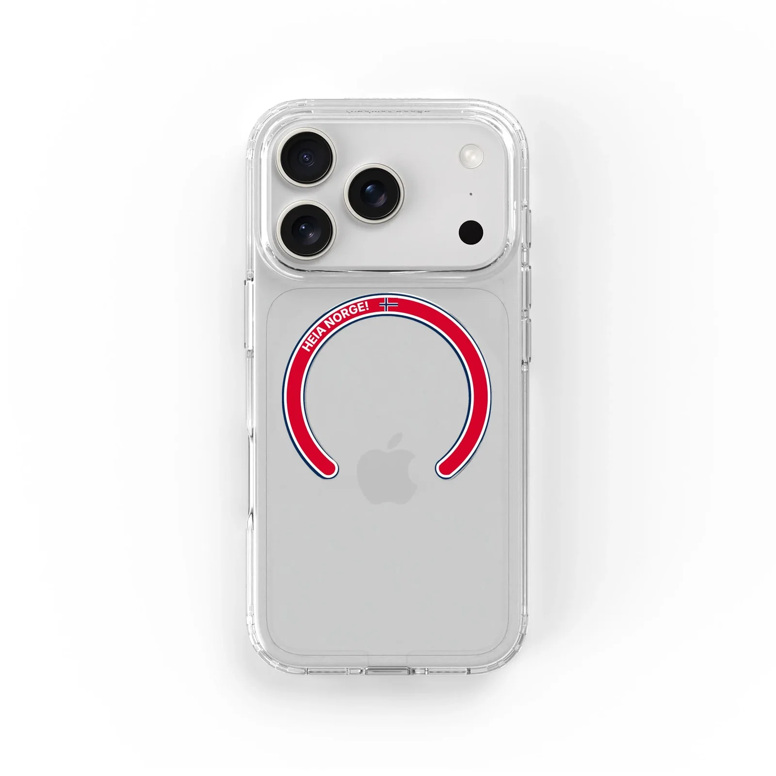 Image of Heia Norge - Removable MagSafe Ring & Clear Phone Case Bundle