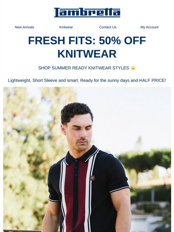 Fresh Fits: 50% OFF Knitwear