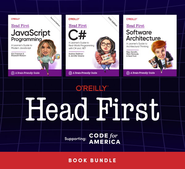 Get a head-start on your programming career with a massive bundle of Head First digital learning courses! 