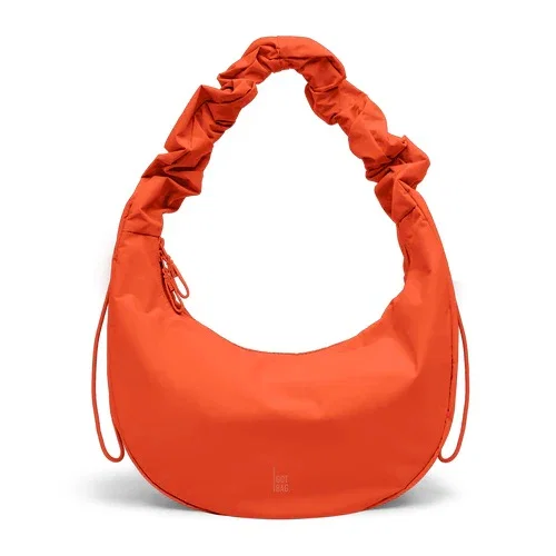 Image of Got Bag Moon Bag Ruffle Monochrome Hot Coral