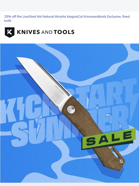 Kickstart Summer Sale: 40% off the Real Steel Solis N690, Green Micarta Knivesandtools Exclusive pocket knife