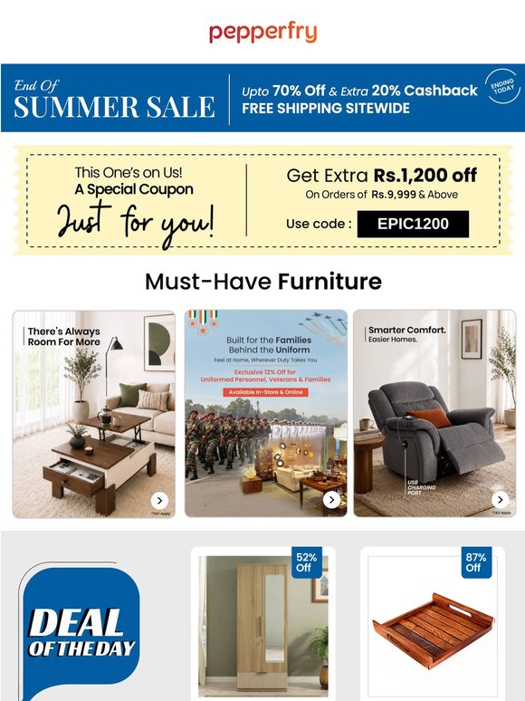 Final Call. End of Summer Sale Checking Out Today 📢🌻