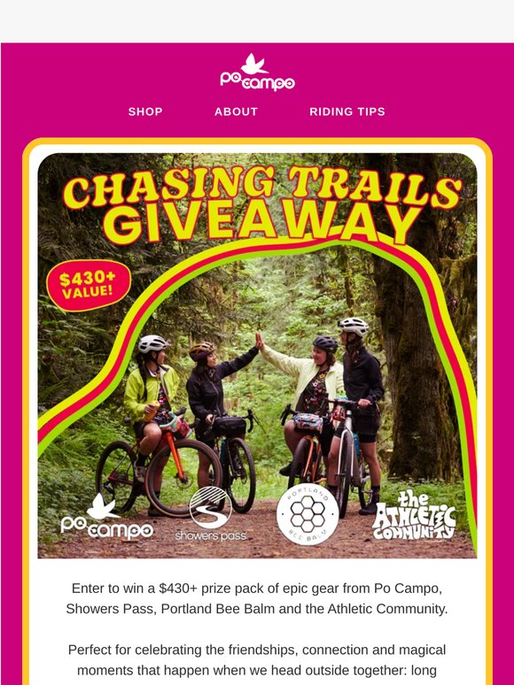 Win the ultimate trail riding prize pack 😎