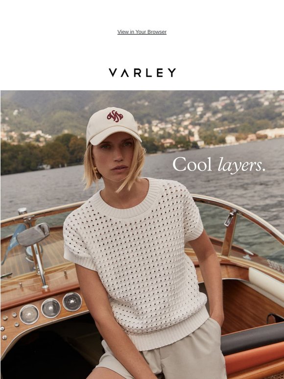 Cool layers for warm days