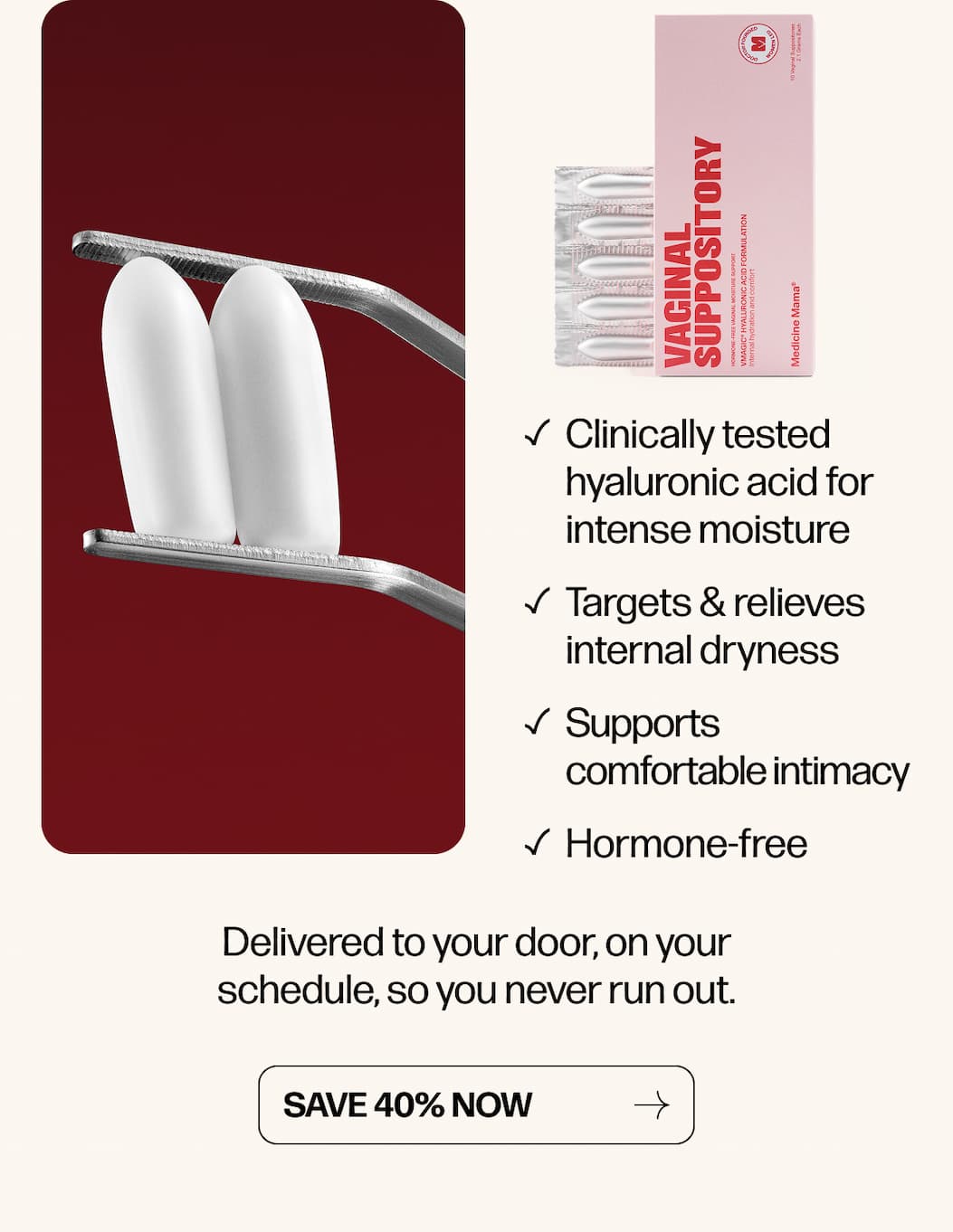 Clinically tested hyaluronic acid for intense moisture 