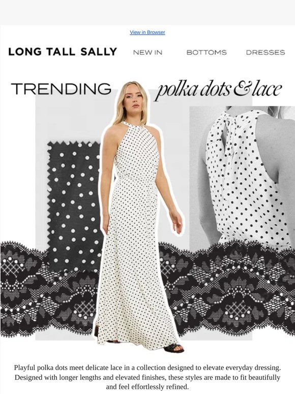 NEW: Polka Dot & Lace
