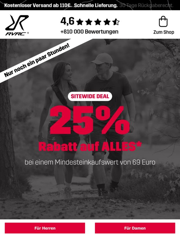 Endspurt: 25% auf ALLES*! ⏰