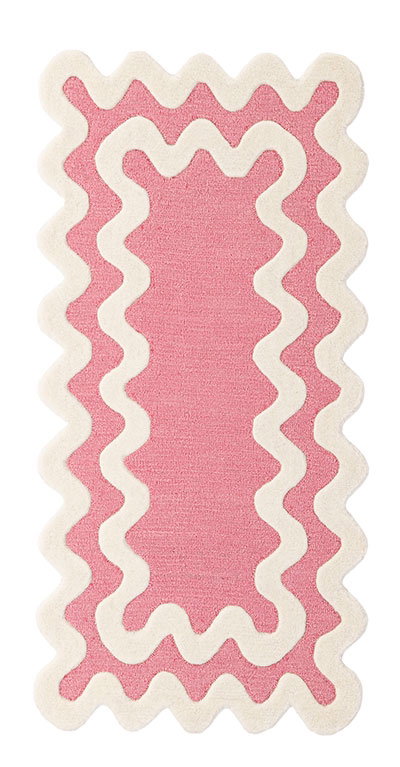 3' 1 x 5' 3 Happy Rugs Wiggles Wool
