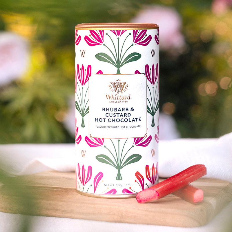 Image of rhubarb & custard Hot chocolate
