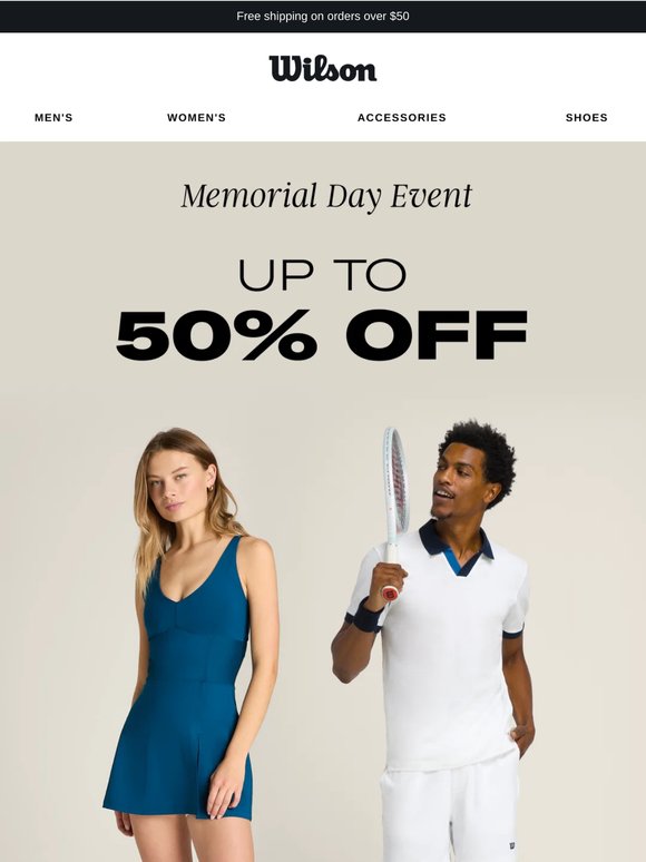 LAST CALL ⏱️ Up to 50% off ends tonight.