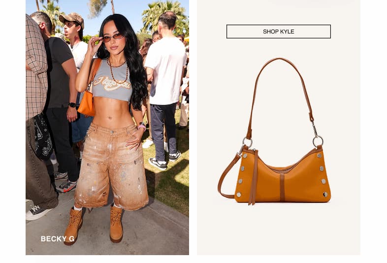 New Becky G. Shop Kyle. Kyle med in tailored Tangerine. 