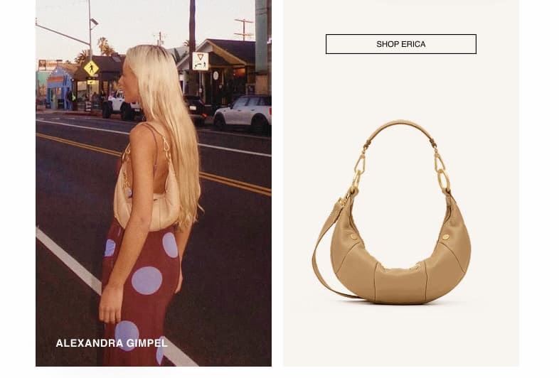 Alexandra Gimpel. Shop Erica. Erica Med in toasty sand. 