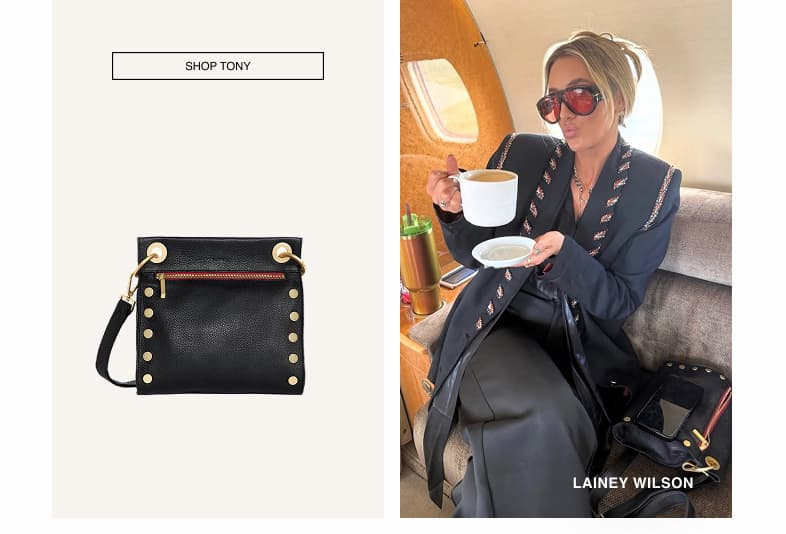 Shop Tony. Tony med in black brushed gold red zip. Lainey Wilson. 