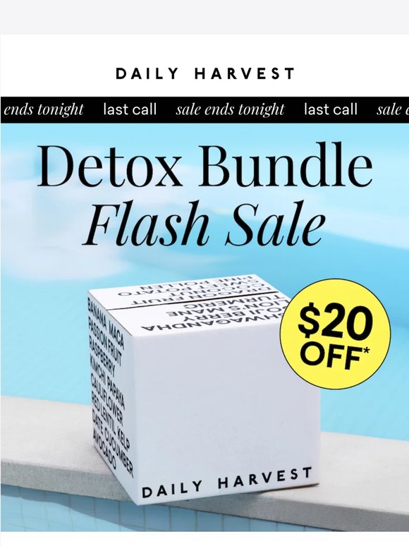 PSA: Our flash sale ends tonight