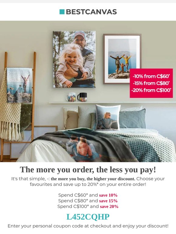 Up to -20% on EVERYTHING, —!  😱