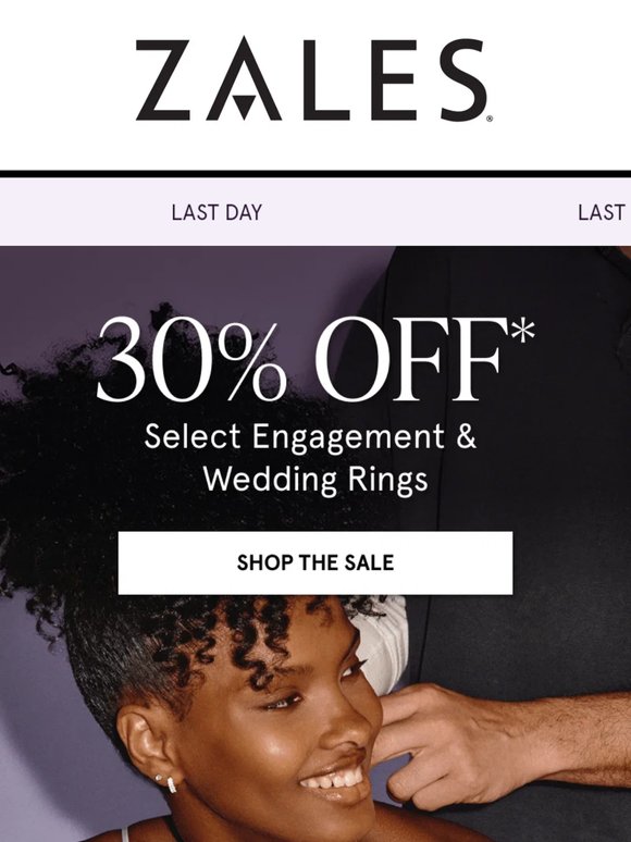 💍 30% OFF* Select Engagement & Wedding Rings