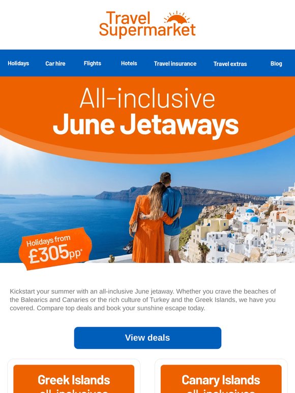 All-inclusive June Jetaways from £305pp 🍹