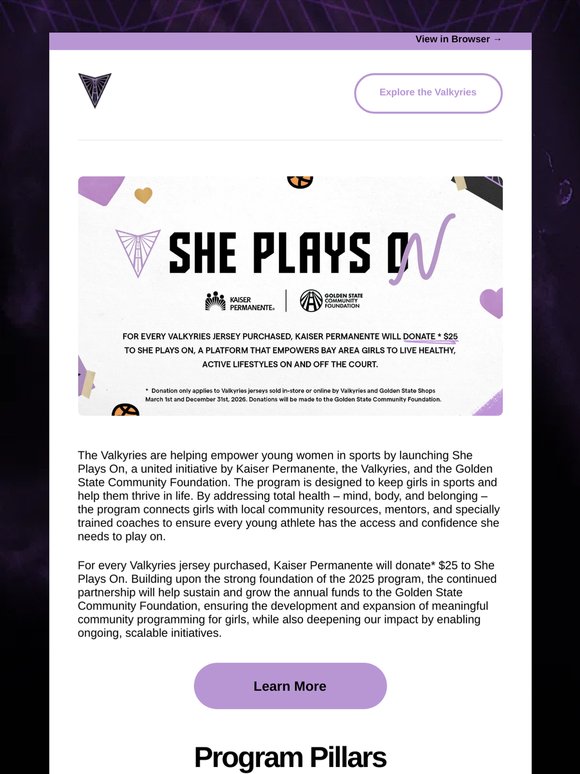 She Plays On: Creating Brighter Futures Through Sport