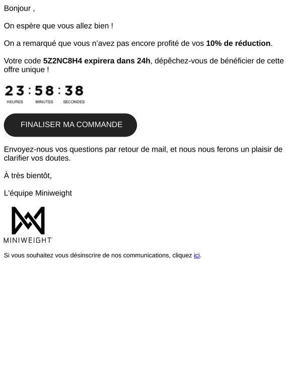 -10% pendant 24h seulement !