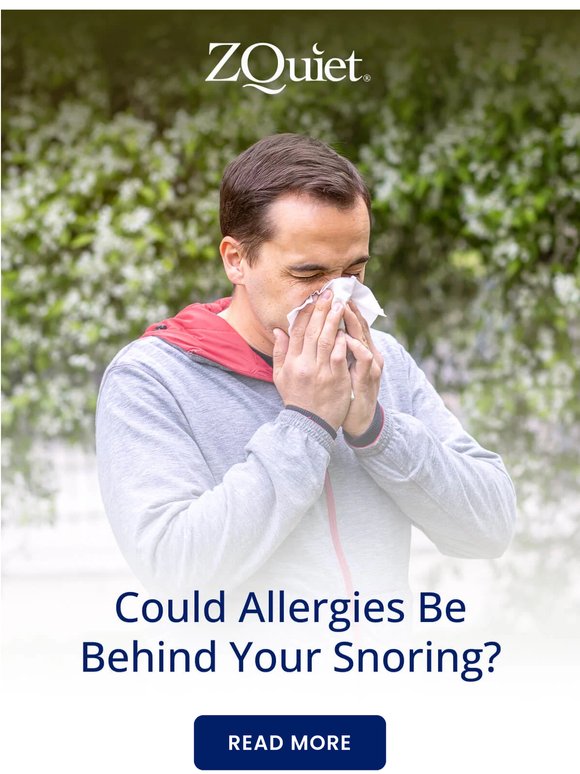 Is Allergy Season Making Snoring Worse?