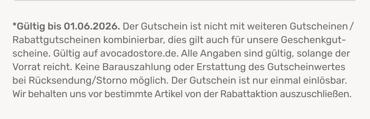 Sternchentext: Gültig bi 01.06.