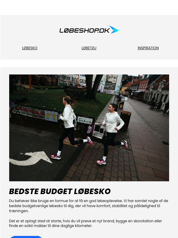 Bedste budget løbesko til dig 🏆