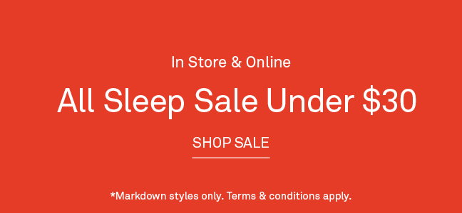 All Sleep Sale Under $30